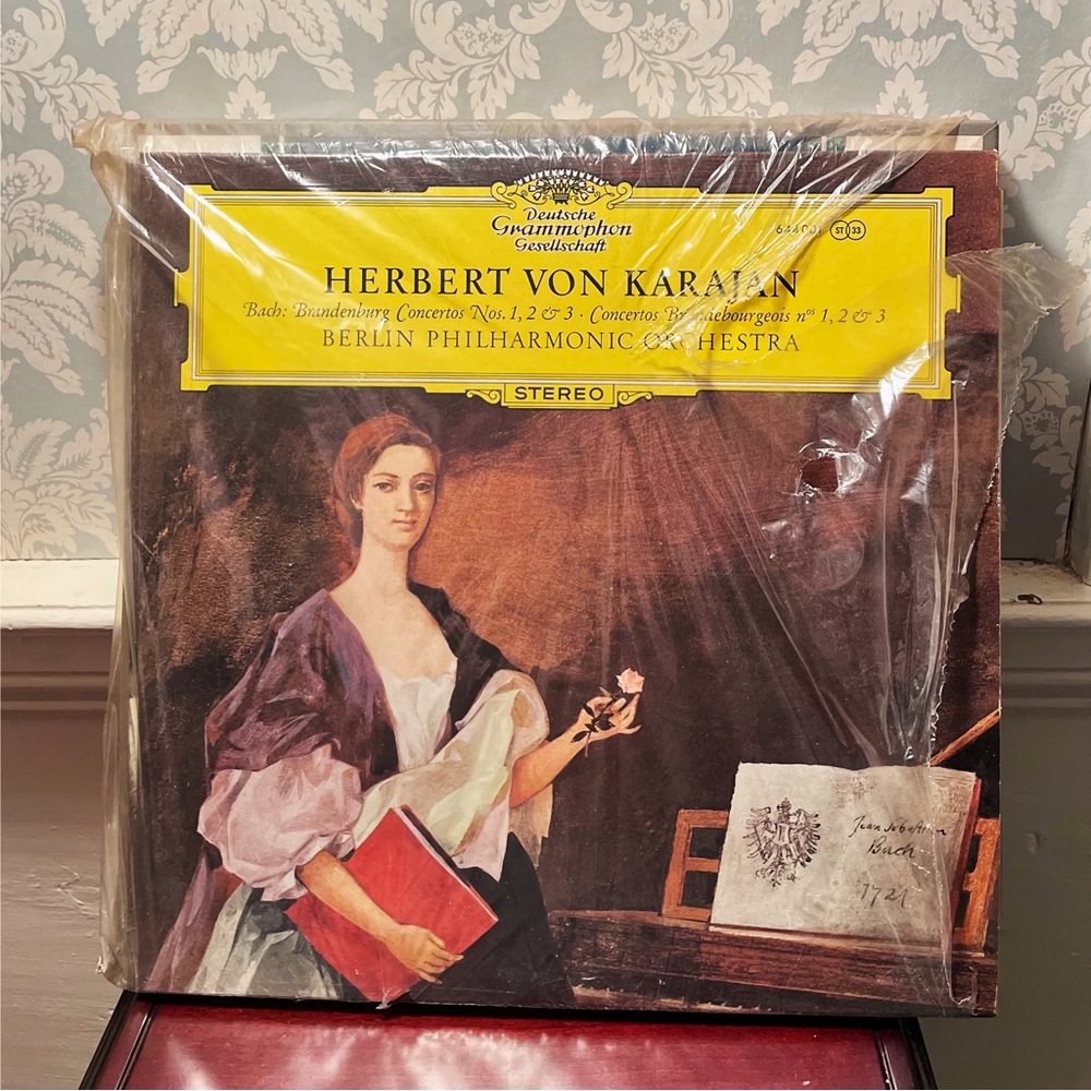 Vintage Vinyl (mint) BACH - Herbert Von Karajan / Berlin Philharmonic Orchestra